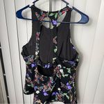 Athleta Black Floral swimwear Tank Top swimwear sz 40B/C Photo 3