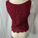Ricki Freeman Teri Jon Nites beaded top Red Size 4 Photo 7