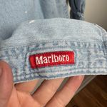 Marlboro  Country Store Denim Shirt Small VTG 90s Streetwear Skater Grunge Rodeo Photo 5