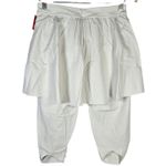 Spanx  Booty Boost Skirt Around Knee Pants White Cloud L NWT Photo 1