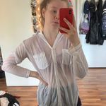 Rubbish White Flannel Blouse Photo 0