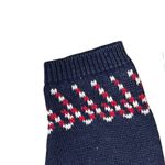 Crystal Kobe Vintage Ugly Christmas Sweater Ramie Snowman Bells Elf Blue Large Photo 6