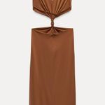 ZARA Open Back Cut-Out Dress Photo 9