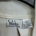 Christopher & Banks Vintage Cream Mock Turtleneck with Embroidered Horse CJ Banks Size 2X Equestrian Photo 7
