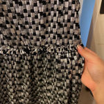 ZARA  GEOMETRIC METALLIC DRESS Photo 7