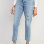 Old Navy Extra High Rise Curvy Sky Hi Straight Jeans Photo 3