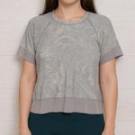 Lululemon Women's Stripe In Stride Short Sleeve Crop Top Photo 0