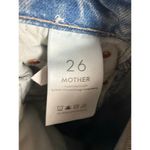 Mother The High Waisted Rider Skimp The Confession Distressed Jeans Size 26 Blue Photo 13