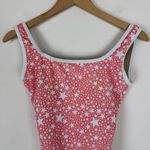 LainSnow x Tiare Hawaii Ocean Isle One Piece Swimsuit in Coral Star Print Pink Photo 4