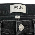 AGOLDE  Pinch Waist Skinny Jeans Washed Black Denim High Rise Ankle Size 26 Photo 8