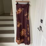 Free People  Botanical Strapless Maxi Dress in Wine Floral Combo Photo 4