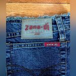 Zana Di Y2K  denim capri cutoffs low rise 2000s medium wash distressed worn Photo 1