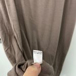 Michael Stars  Large Brown Jersey Lena Drape Midi Tank Dress Photo 13