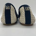 Sperry Top-Sider Womens 8.5 Shoes Nahla Ballet Flats Woven Navy Cream Bow Photo 3