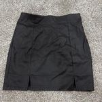 SheIn Black Leather Skirt Photo 0