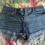 Free People We the Free Denim Shorts Cut-Off Distressed Photo 0
