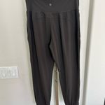 Athleta  Salutation High Rise Jogger Pants Large Brown Yoga Pants Photo 5