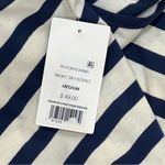 89th & Madison NWT Navy Blue Chevron Striped Maxi Tank Dress Size Medium Photo 5