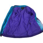 Vintage jacket 90s Purple Blue Winter Snow / Ski Jacket swishy bold street wear Size XS Photo 8