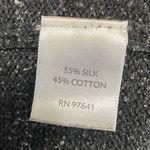 J.Jill Women Silk Cotton Knit Skirt Size SP Black Speckled Sweater Office Career Gray Photo 5