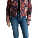 H&M  quilted fall colors bomber jacket size 6 Photo 0
