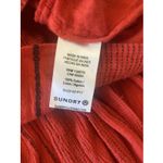 Sundry  3 Womens Large Red Tiered Skirt Boho Photo 4