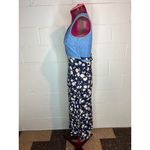 dress denim floral skirt blue white yellow y2k Size 4 Photo 3