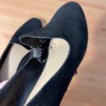 Nine West Suede Black Flats with Pearl Heel 7.5 Photo 5