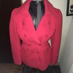 Lost red M double breasted Winter timeless peacoat Size M Photo 0