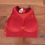 Gymshark  Red Seamless Sports Bra High Neck Athletic Workout Tank Top Size S Photo 1