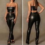 Meshki Annabelle Crocodile Leather Pants Photo 1