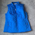 kim rogers  Blue Quilted Vest SIZE S Photo 0