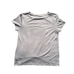 Pink Rose Grey Cropped Blouse Size Small Photo 1