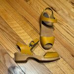 MIA Anja Swedish Scandinavian Peep Toe Clog Ankle Strap Heels mary jean chunky Photo 0