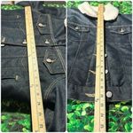 Old Navy Sherpa Lined Jean Denim Trucker Jacket Y2K Vintage Warm Women Sz M NWOT Photo 9
