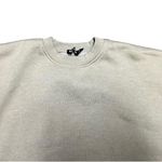 Nasty Gal oversized lounge Crewneck sweatshirt light green size small Photo 3