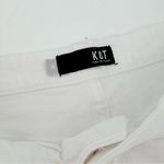 Kut From The Kloth Bright White Distressed Jean Shorts Photo 1