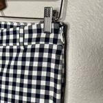 J. Crew Winnie Pant Navy White Gingham Checkered Slim Fit Size 2 Blue Photo 5