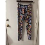 Nan Made Skull Leggings M Cute Whimsy Goth Colorful Streetwear Punk Biker Skater Orange Size M Photo 2