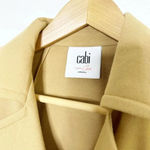 CAbi  Love Carole Casablanca‎ Tan Knit Ponte Trench Coat #3037 Size S Belted Photo 2