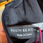 South Beach NWT  x Miss Molly Black Textured Underwire Bikini Top Size US 8 Photo 7