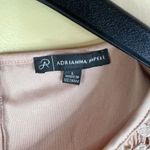 Adrianna Papell Womens Lace Lined Dressy Pale Pink Top Size Large Formal Photo 1