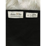 Anthropologie new meadow rue by  anthro black button tank top size XL Photo 3