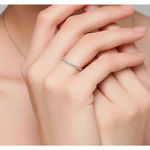 Boutique Women's Simulated Diamond Engagement Wedding 14k Gold Plated 925 Adjustable Ring Photo 13