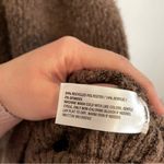 Ava & Viv  Plus Size Cozy Boyfriend Cardigan Brown Black Button Down Sweater 2X Photo 11