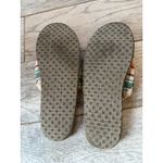 Sanuk Shoes Sandals You Got My Back Blanket Rainbow Stripe size 9 Slip On Canvas Photo 4