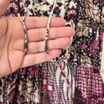 Ulla Johnson Asis Dress Midi Patchwork Size 8 in Fuchsia Photo 5