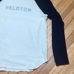 Splits59 x Peloton Baseball Long Sleeved T-Shirt ivory Navy size large Photo 2