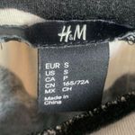 H&M  Black & White Patterned Maxi Skirt With Slit Photo 2