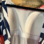 Crane Blue And White Floral Two Piece Swim Suit Size Medium‎ Photo 4